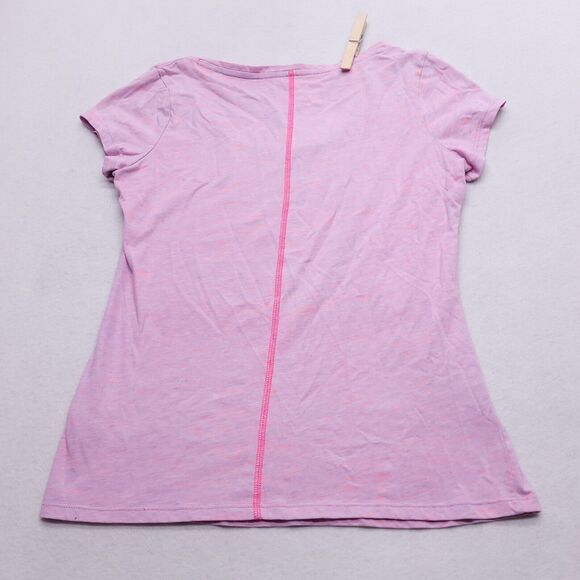 Reebok Pullover Active Short Sleeve T Shirt Womens Size Small S Pink - Picture 7 of 8